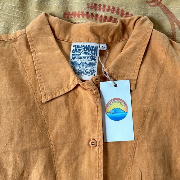 Jungmaven Hemp Button Up Shirt - Picture 2 of 3